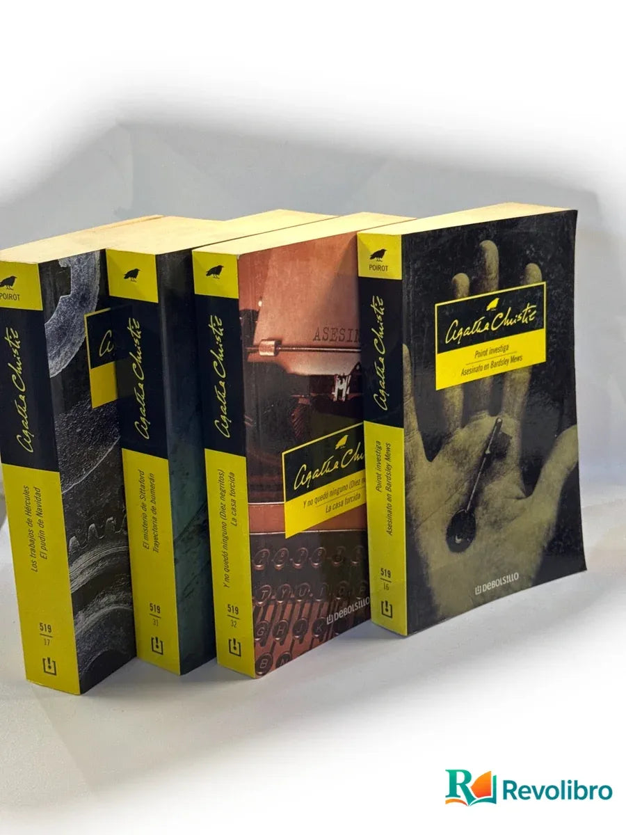 Portada de Lote Agatha Christie 4 libros de Agatha Christie, libro de segunda mano