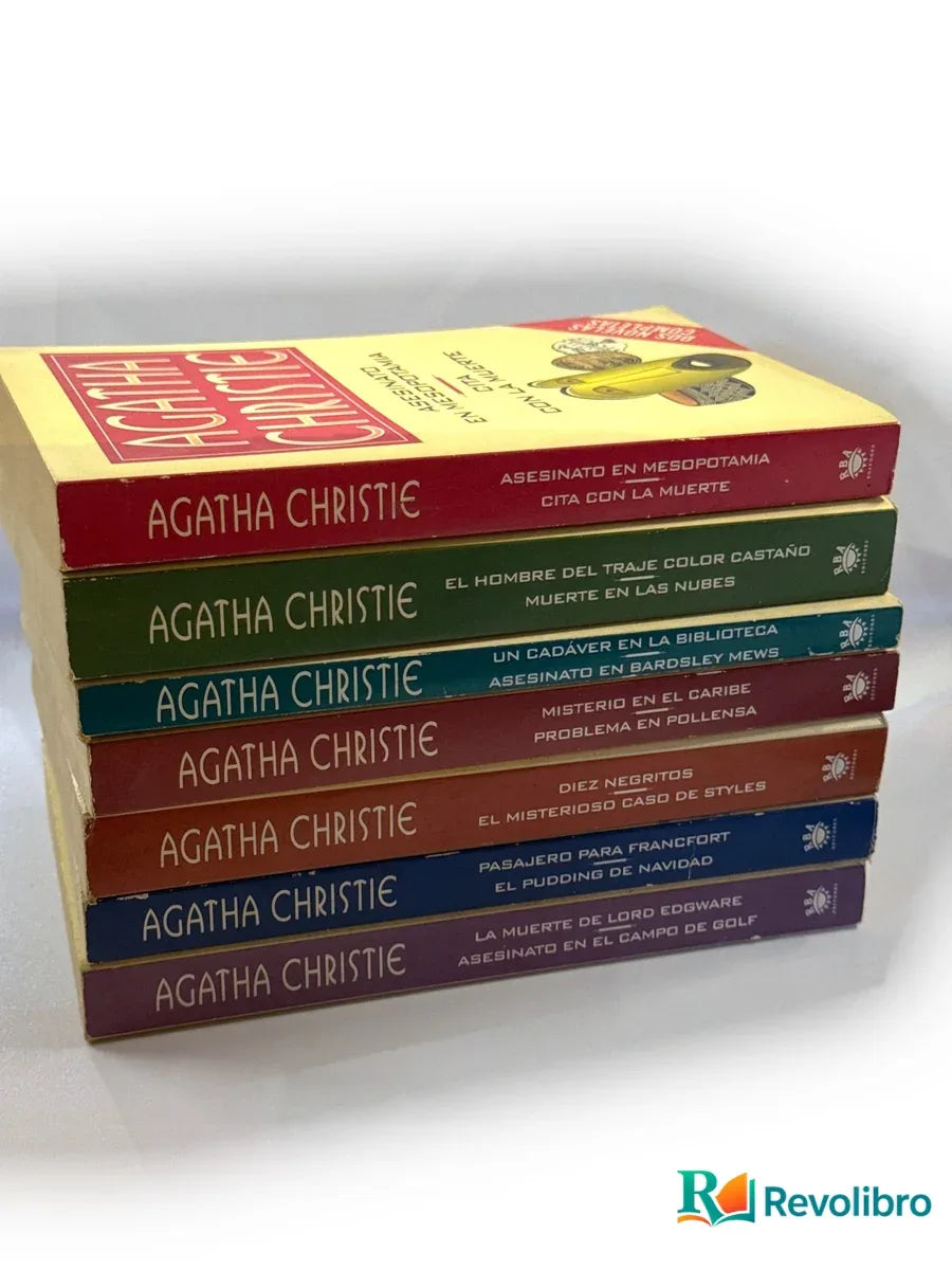Portada de Lote Agatha Christie 7 libros de Agatha Christie, libro de segunda mano