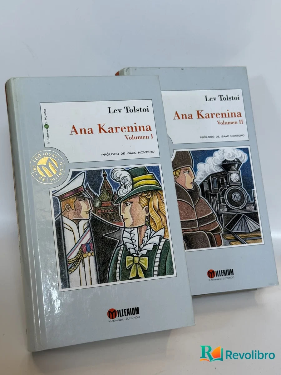 Portada de Lote Ana Karenina 2 tomos de Lev Tolstoi, libro de segunda mano