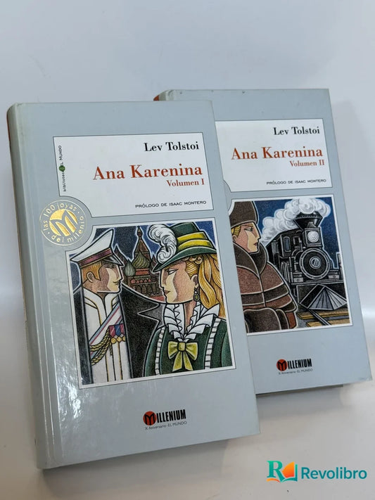 Portada de Lote Ana Karenina 2 tomos de Lev Tolstoi, libro de segunda mano
