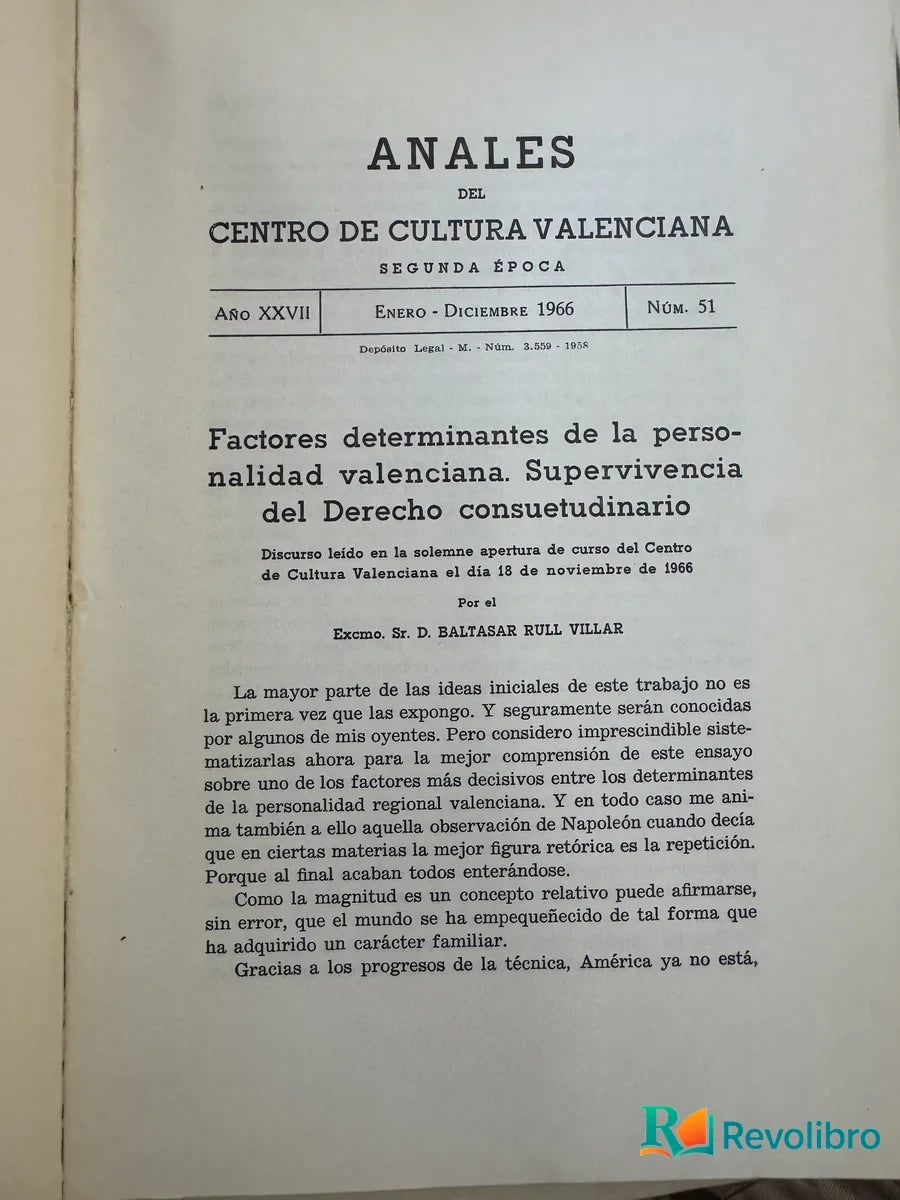 Foto 2 de Lote Anales del Centro de Cultura Valenciana 2 tomos de No disponible, libro de segunda mano