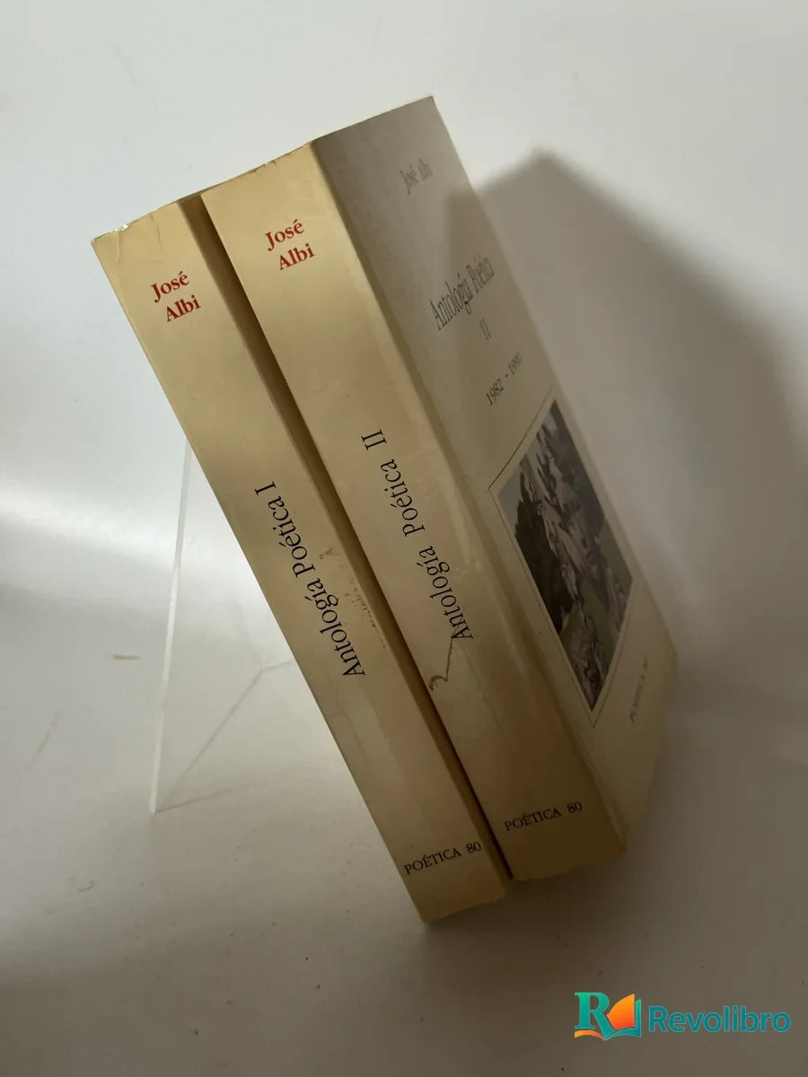 Foto 2 de Lote Antología Poética 2 tomos de José Albi, libro de segunda mano