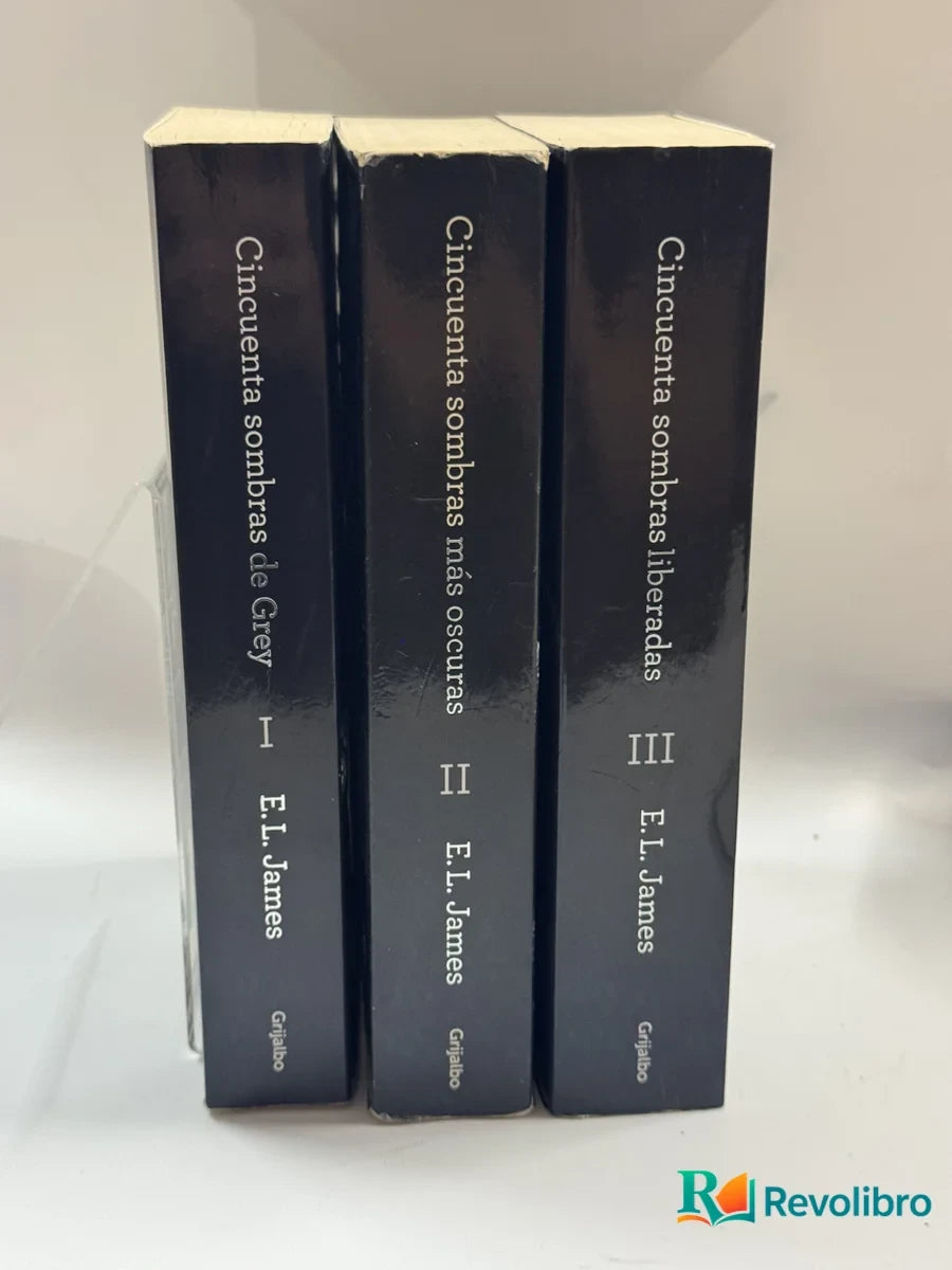 Portada de Lote Cincuenta sombras de Grey de E.L. James, libro de segunda mano