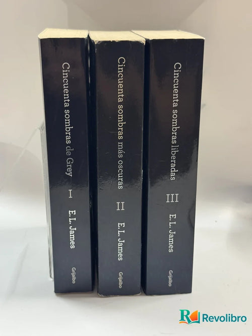 Portada de Lote Cincuenta sombras de Grey de E.L. James, libro de segunda mano