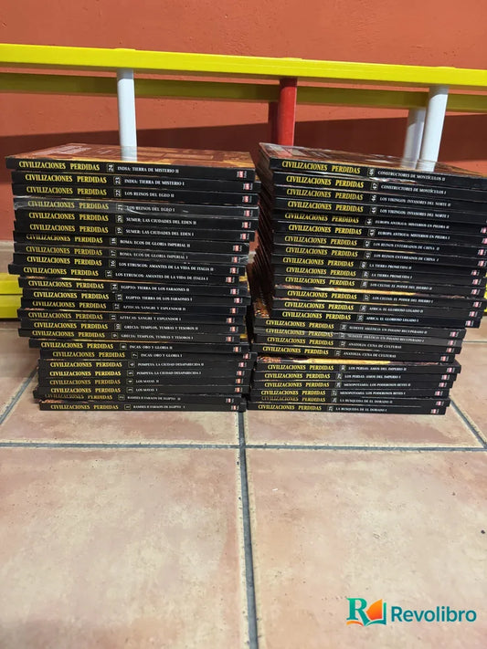 Portada de Lote / colección completa civilizaciones perdidas 48 tomos de Varios, libro de segunda mano