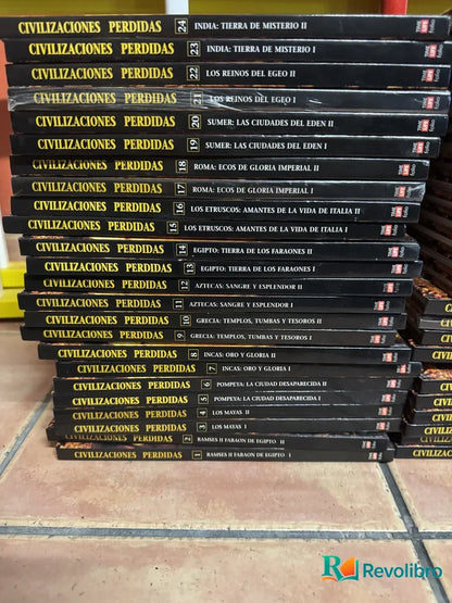 Foto 2 de Lote / colección completa civilizaciones perdidas 48 tomos de Varios, libro de segunda mano