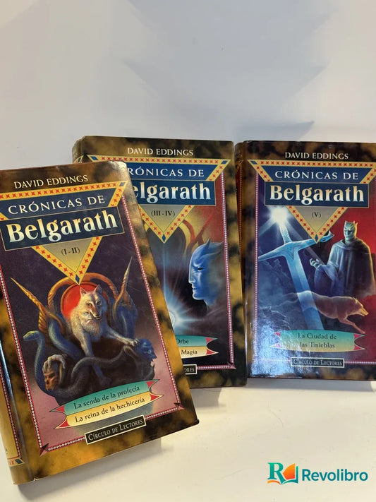 Portada de Lote Crónicas de Belgareth de David Eddings, libro de segunda mano