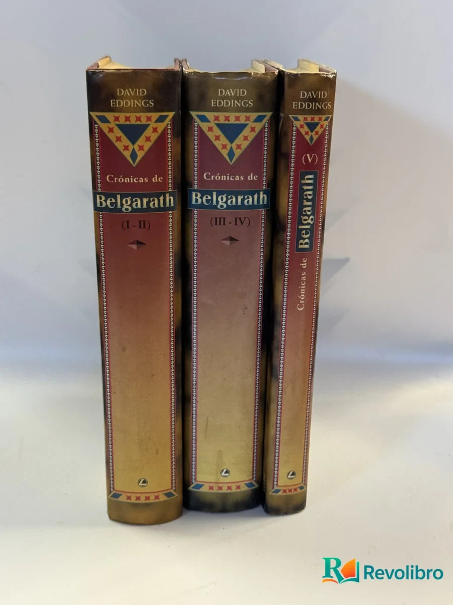 Foto 2 de Lote Crónicas de Belgareth de David Eddings, libro de segunda mano