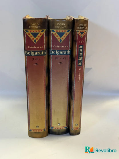 Foto 2 de Lote Crónicas de Belgareth de David Eddings, libro de segunda mano