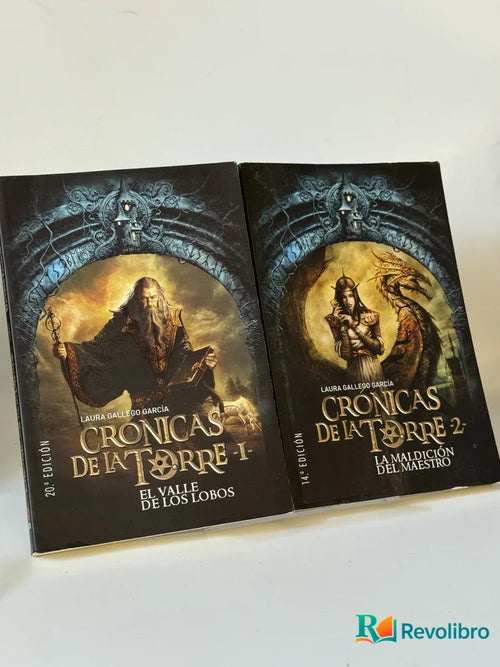 Portada de Lote Crónicas de la Torre 1 y 2 de Laura Gallego García, libro de segunda mano