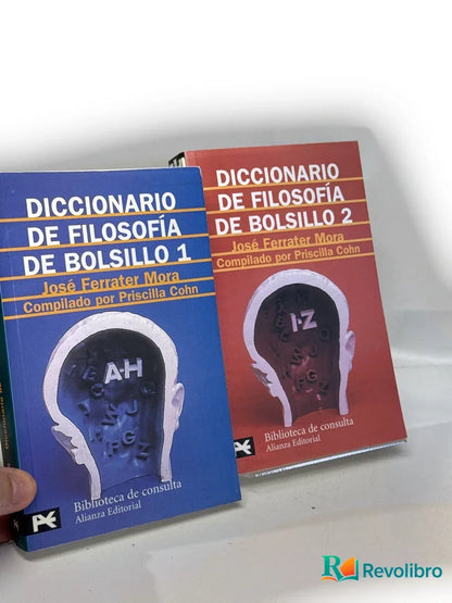 Portada de Lote Diccionario de filosofía de bolsillo 2 tomos de José Ferrater Mora, libro de segunda mano