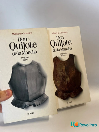 Portada de Lote Don Quijote de la Mancha 2 tomos de Miguel de Cervantes, libro de segunda mano