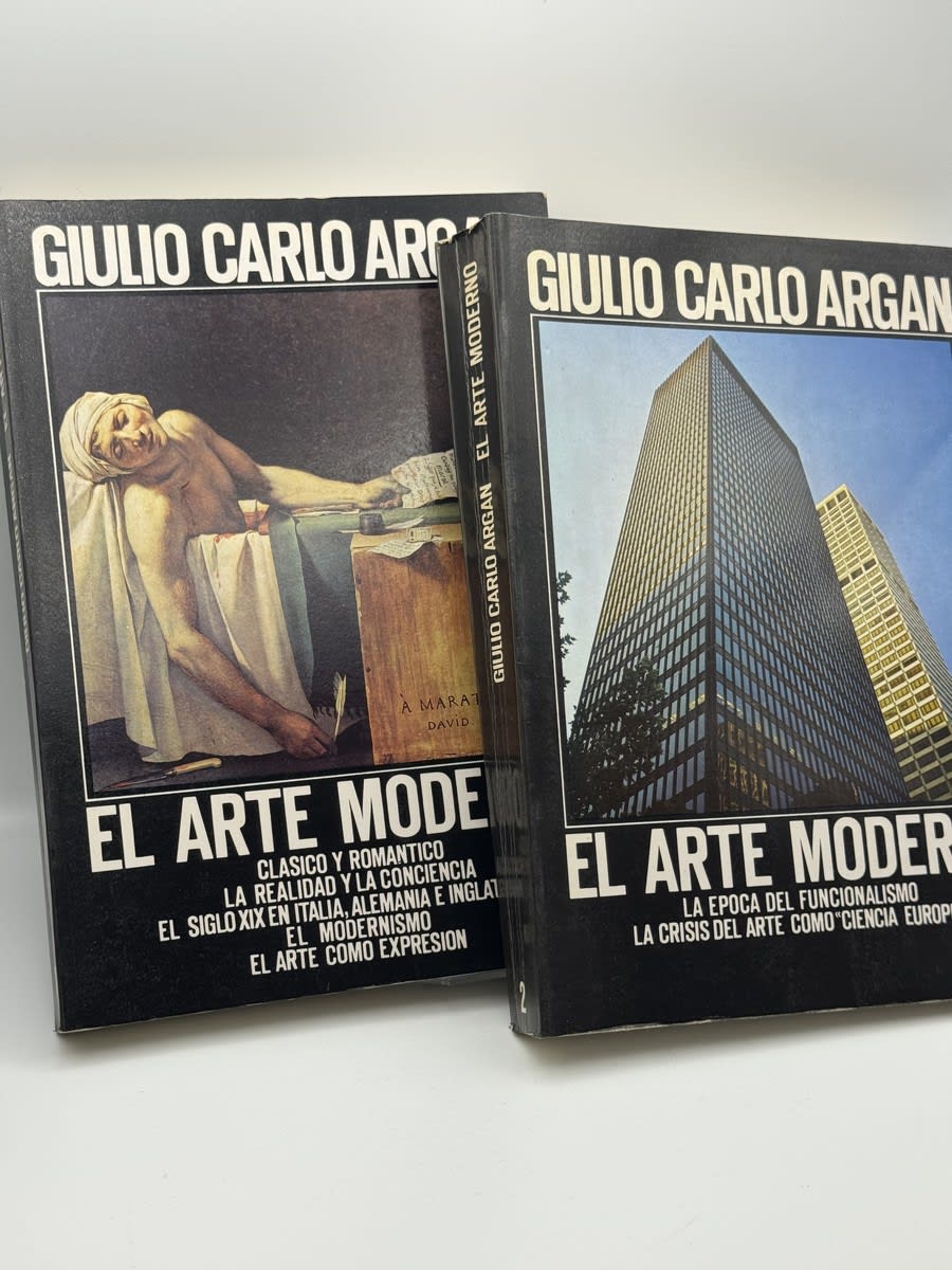 Portada de Lote El arte moderno 2 tomos - Giulio Carlo Argan de Giulio Carlo Argan, libro de segunda mano