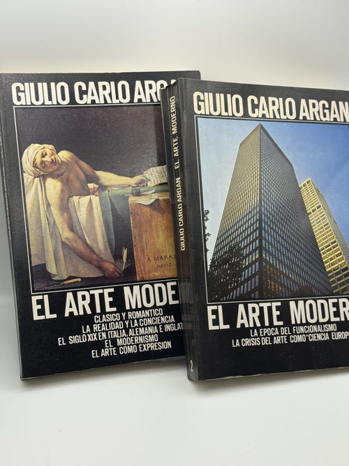 Portada de Lote El arte moderno 2 tomos - Giulio Carlo Argan de Giulio Carlo Argan, libro de segunda mano