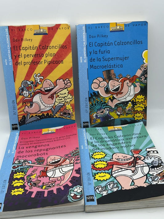 Lote El capitán calzoncillos - Dav Pilkey - Portada
