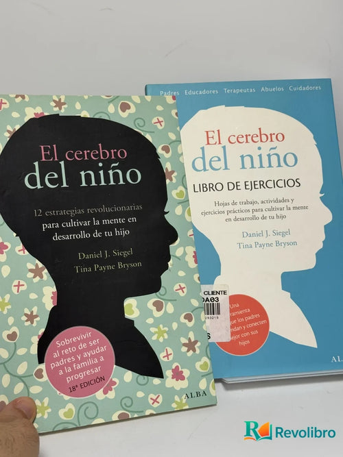 Portada de Lote El cerebro del niño y libro de ejercicios de Daniel J. Siegel, libro de segunda mano