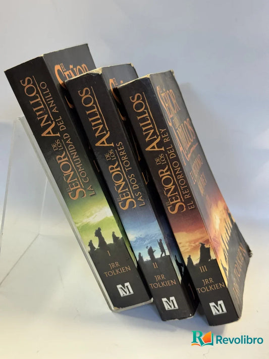 Portada de Lote El Señor de los Anillos de JRR Tolkien, libro de segunda mano