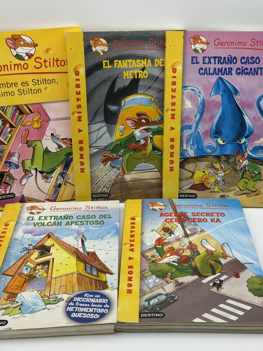 Lote Gerónimo Stilton 5 libros - Elisabetta Dami - Portada