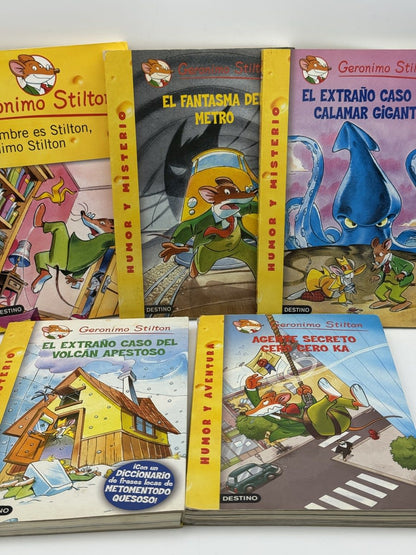 Lote Gerónimo Stilton 5 libros - Elisabetta Dami - Portada
