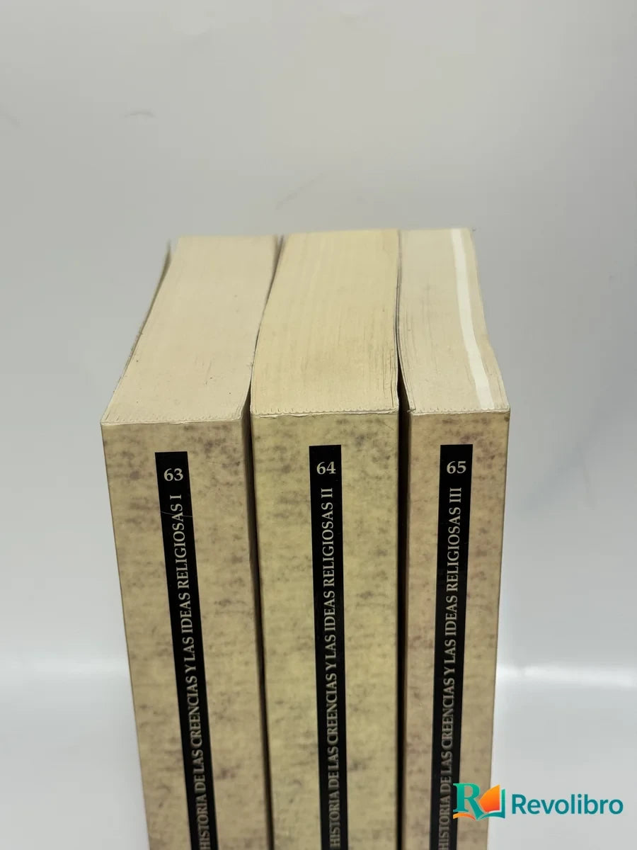 Foto 4 de Lote Historia De Las Creencias Y Las Ideas Religiosas 3 tomos de Mircea Eliade, libro de segunda mano