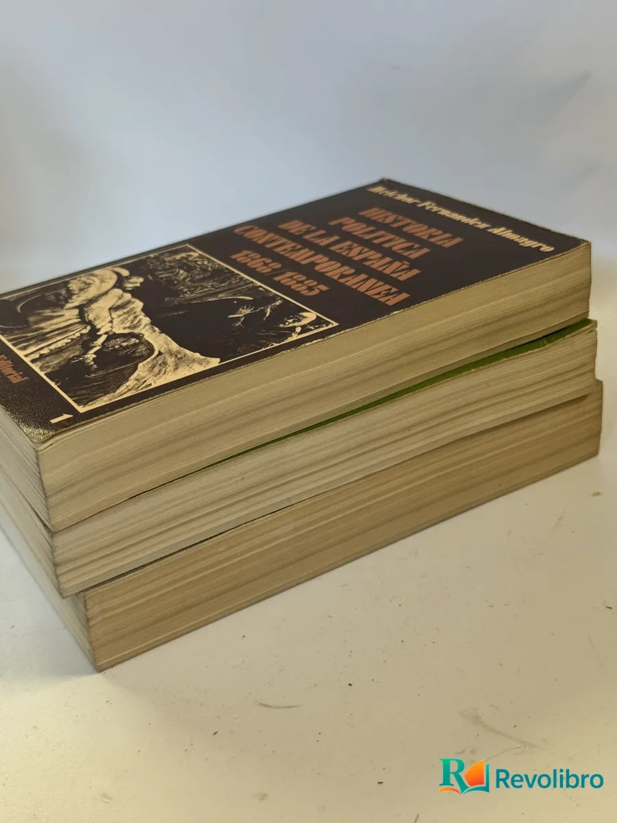 Foto 3 de Lote Historia Politica de la España Contemporánea de Melchor Fernandez Almagro, libro de segunda mano