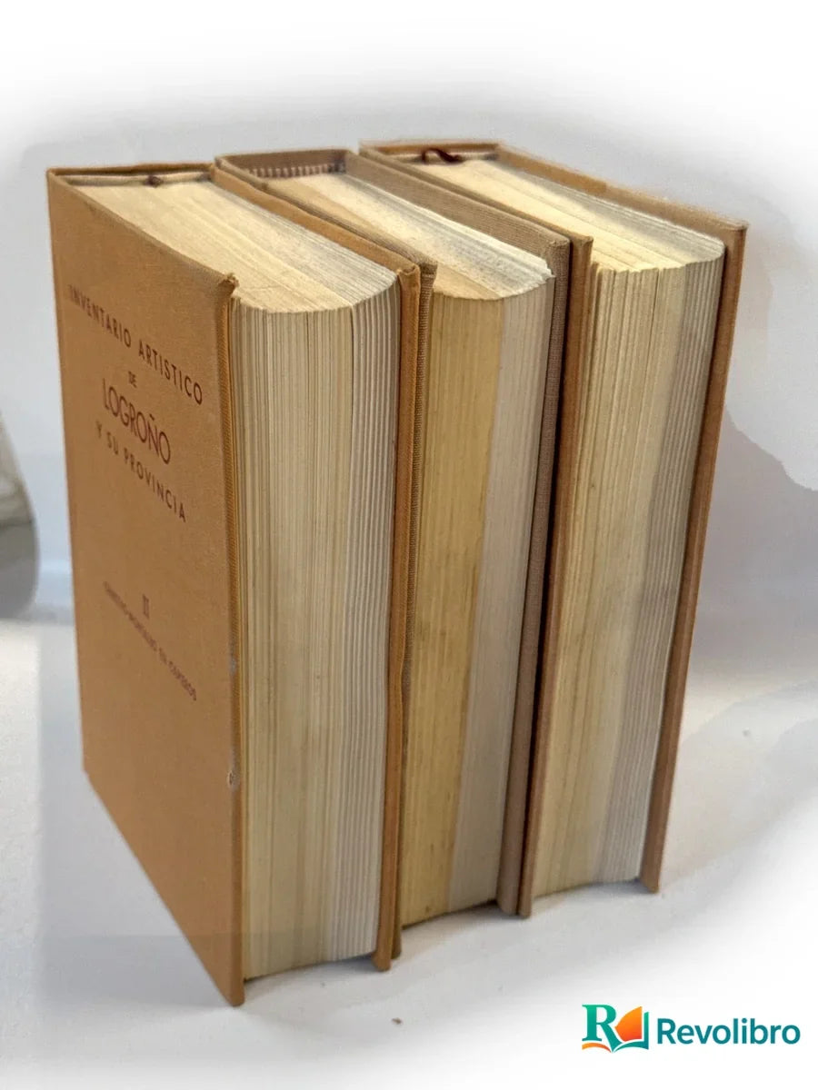 Foto 3 de Lote Inventario artístico de Logroño y su provincia 3 tomos de no disponible, libro de segunda mano