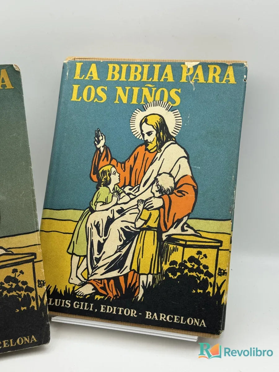 Foto 2 de Lote La Biblia para los Niños 2 tomos de Luis Gili, libro de segunda mano