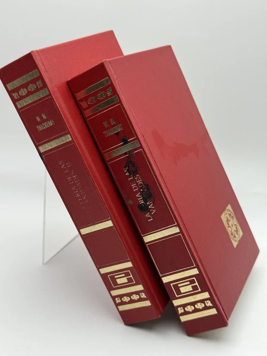 Portada de Lote La feria de las vanidades 2 tomos de W. M. Thackeray, libro de segunda mano