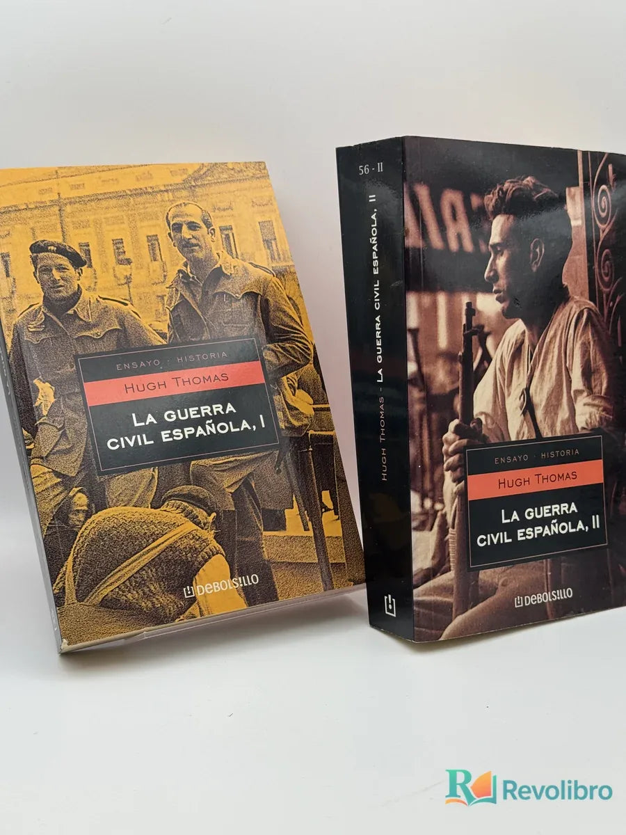 Portada de Lote La Guerra Civil Española de Hugh Thomas, libro de segunda mano