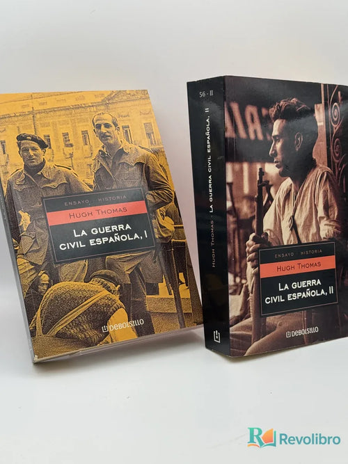 Portada de Lote La Guerra Civil Española de Hugh Thomas, libro de segunda mano