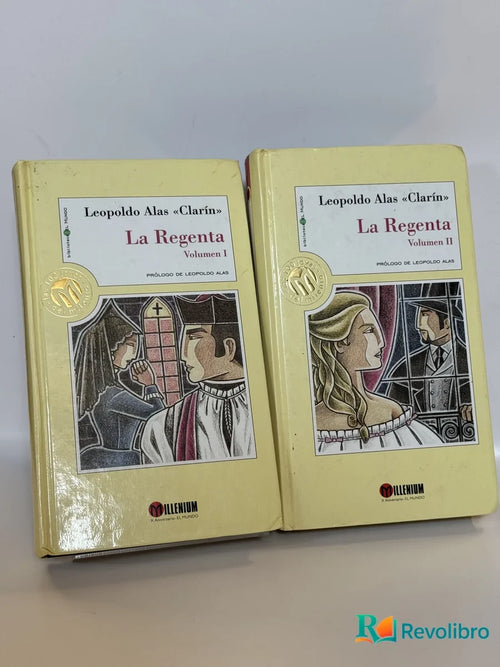 Portada de Lote La Regenta 2 volúmenes de Leopoldo Alas «Clarín», libro de segunda mano