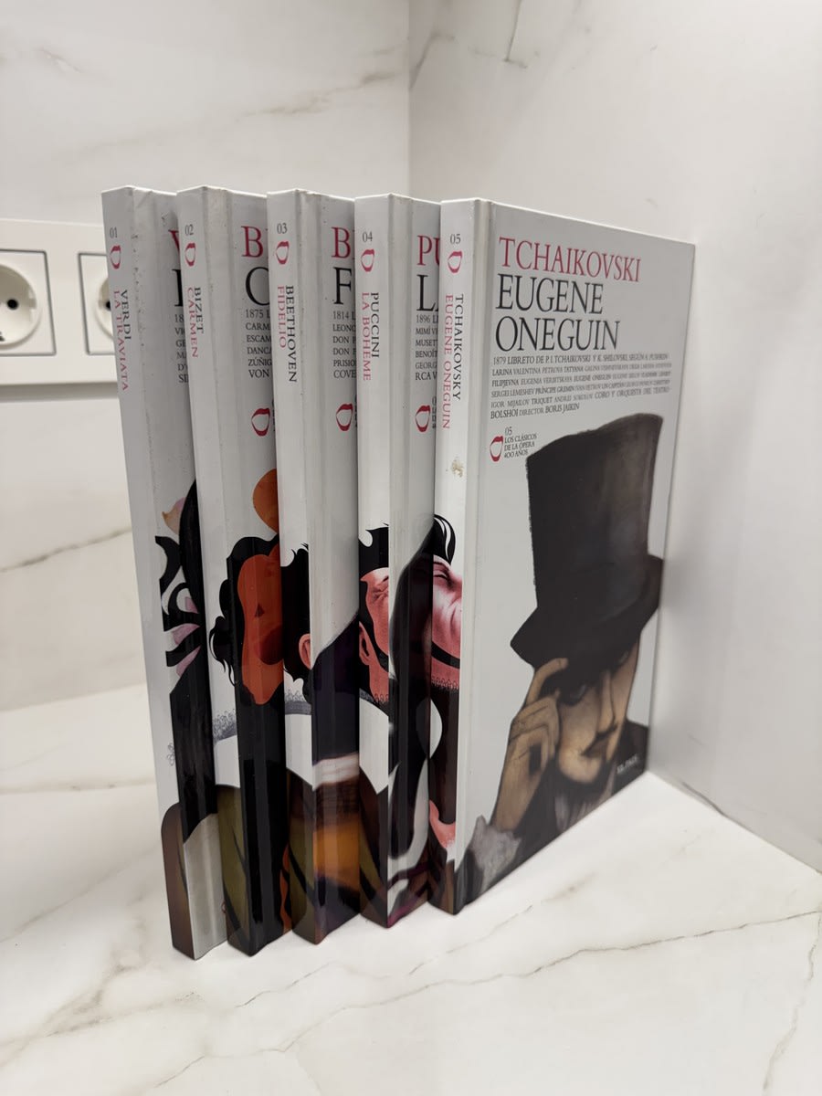 Lote los clásicos de la ópera 5 tomos - El Pais - Portada