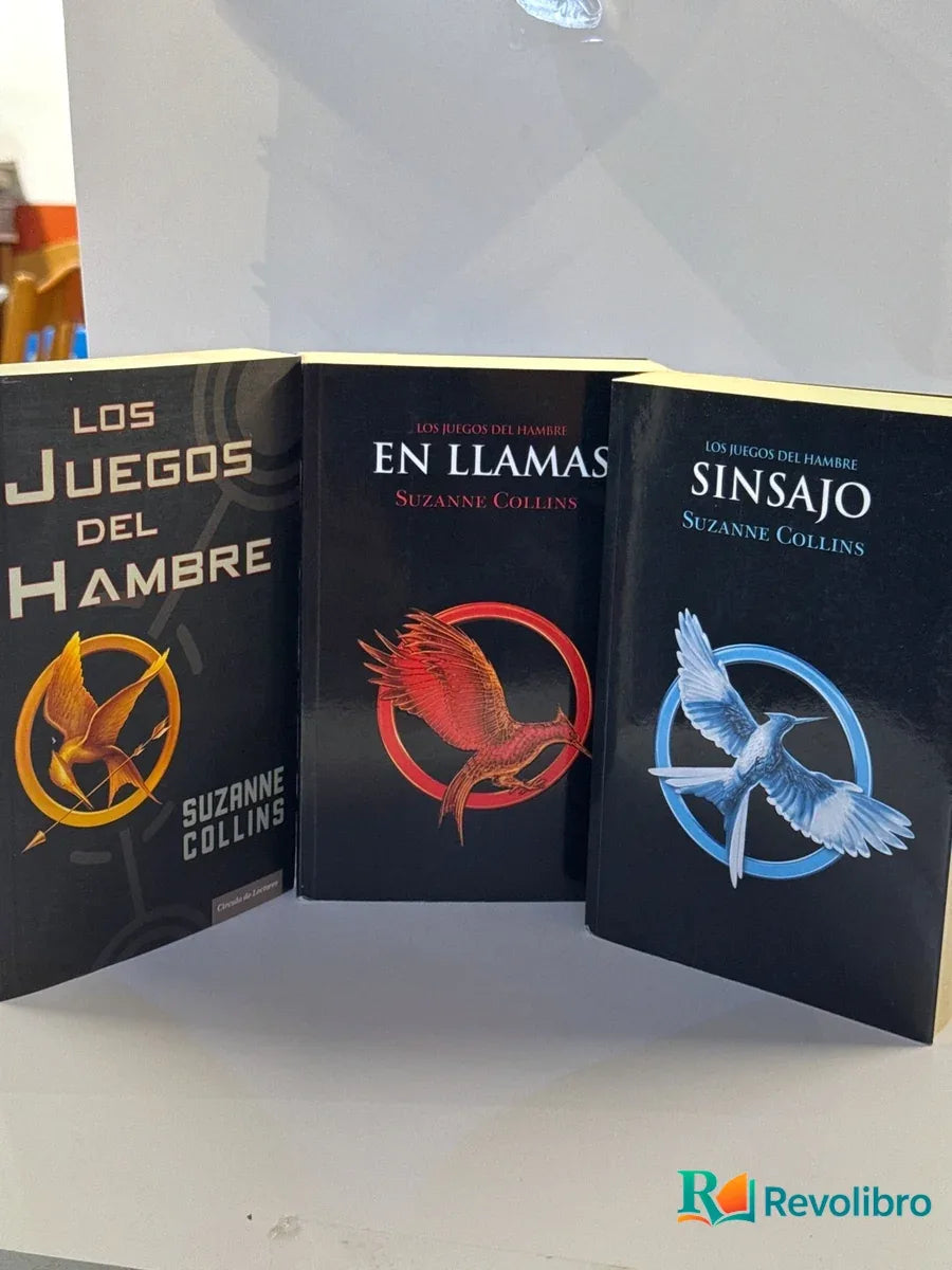 Portada de Lote Los juegos del hambre 3 libros de Suzanne Collins, libro de segunda mano