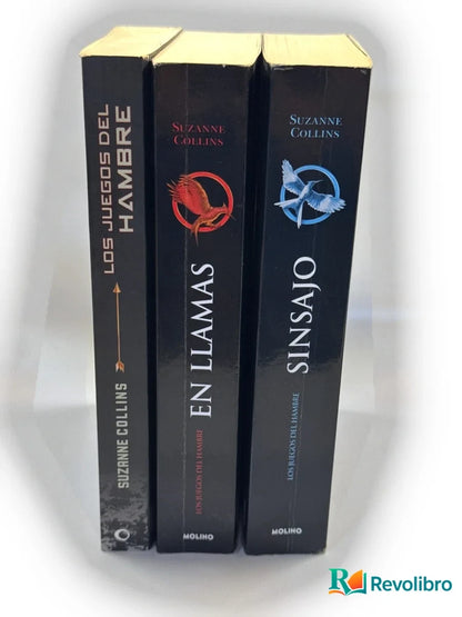 Foto 2 de Lote Los juegos del hambre 3 libros de Suzanne Collins, libro de segunda mano