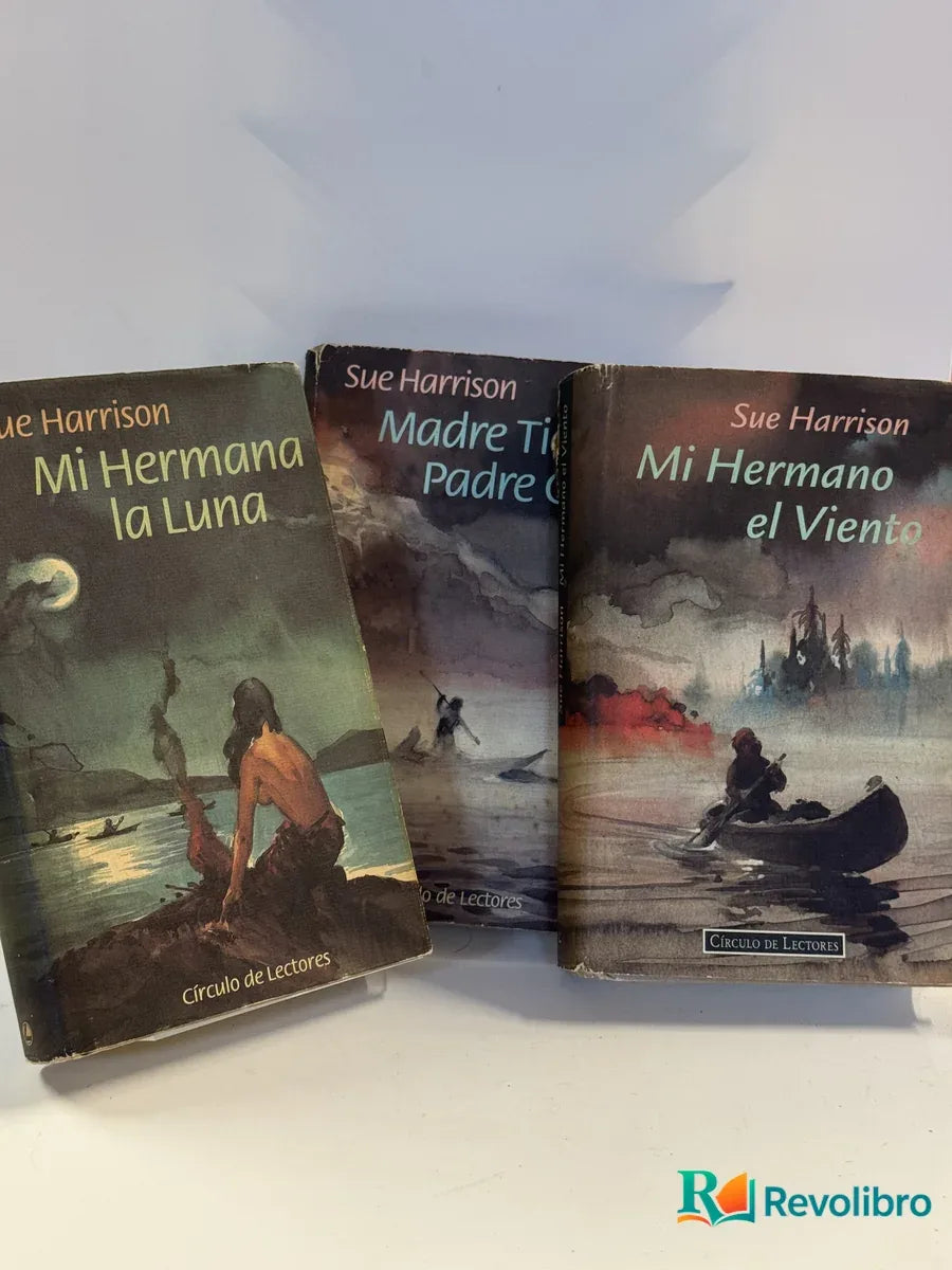 Portada de Lote Los talladores de marfil trilogía de Sue Harrison, libro de segunda mano