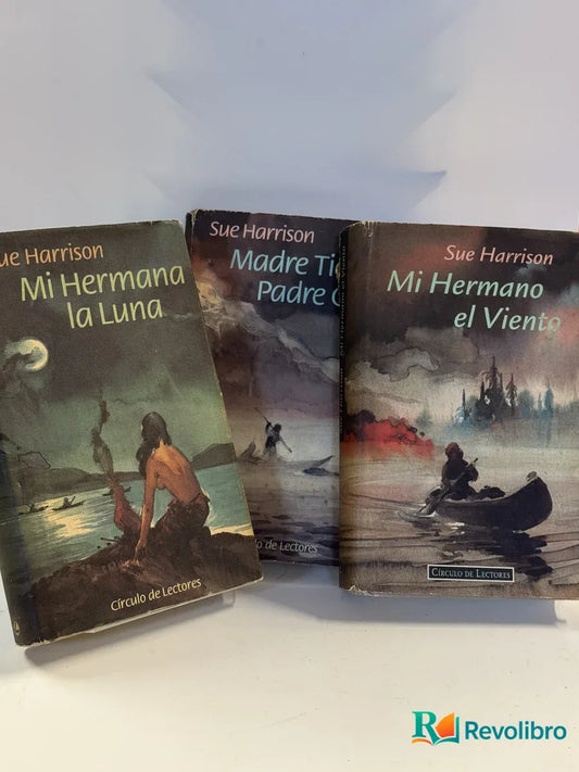 Portada de Lote Los talladores de marfil trilogía de Sue Harrison, libro de segunda mano