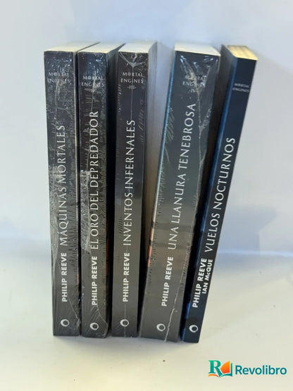 Foto 2 de Lote Mortal Engines COMPLETA + Vuelos nocturnos de Philip Reeve, libro de segunda mano