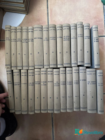 Portada de Lote obras Vicente Blasco Ibáñez 28 volúmenes de Vicente Blasco Ibáñez, libro de segunda mano