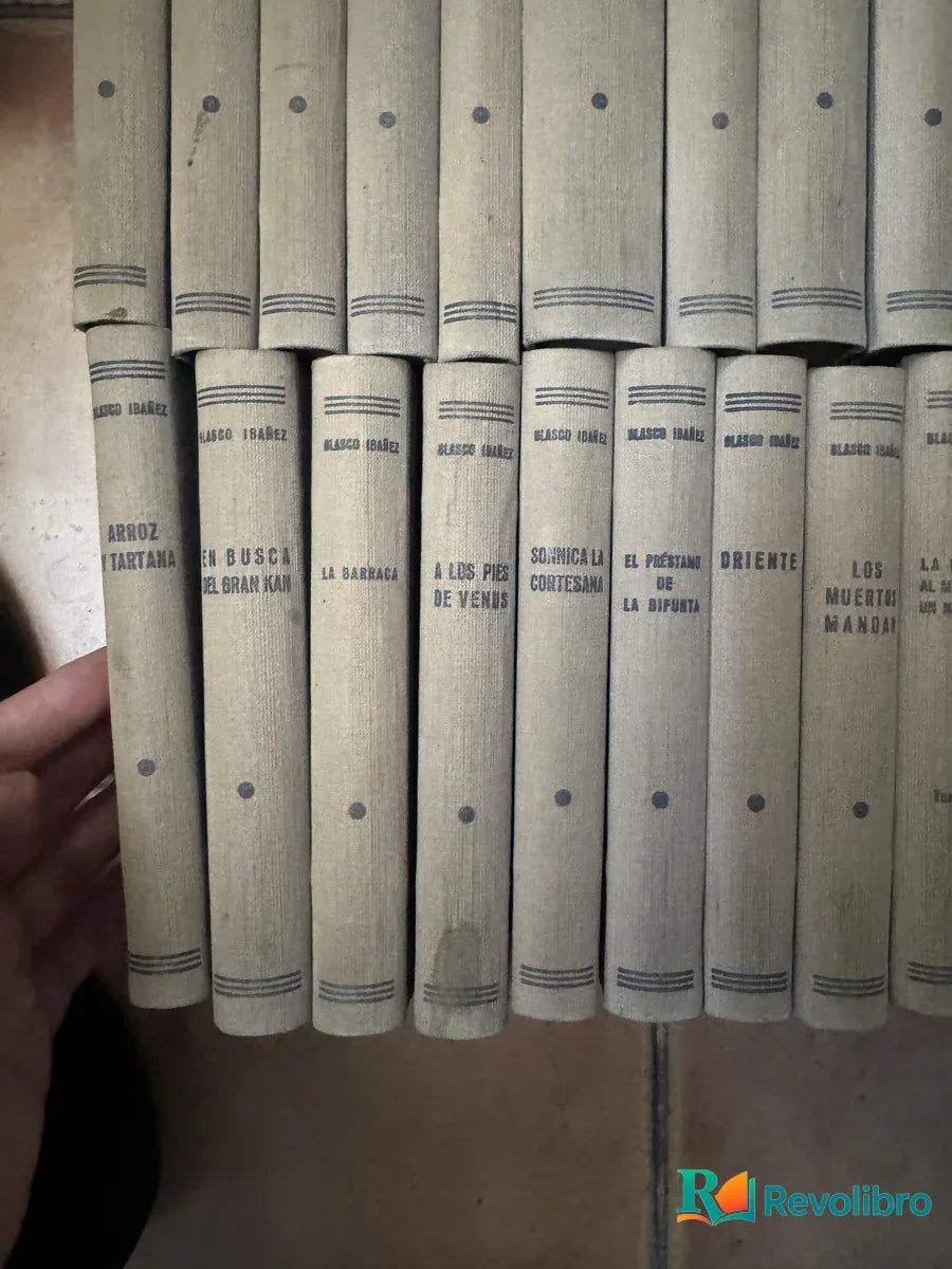 Foto 5 de Lote obras Vicente Blasco Ibáñez 28 volúmenes de Vicente Blasco Ibáñez, libro de segunda mano