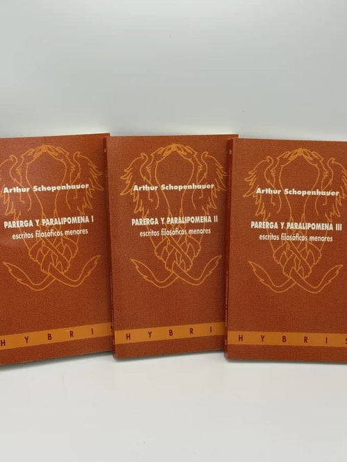 Portada de Lote Parerga y paralipomena - Arthur Schopenhauer de Arthur Schopenhauer, libro de segunda mano
