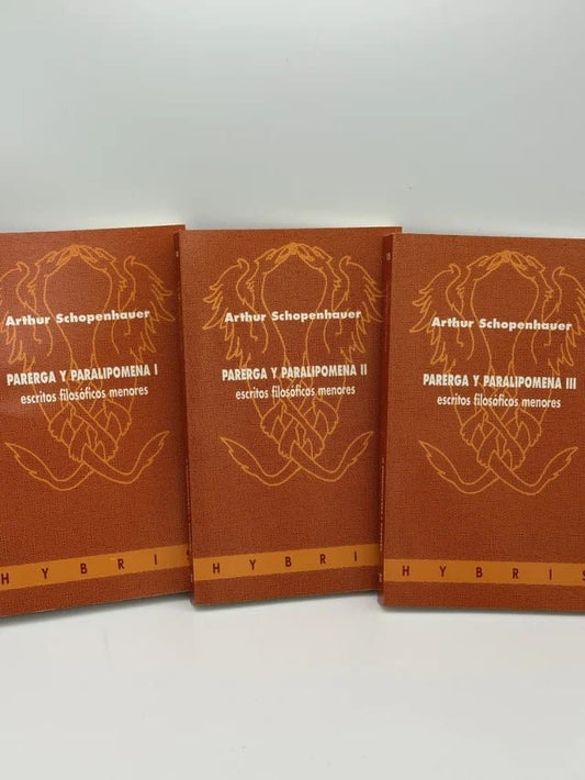Portada de Lote Parerga y paralipomena - Arthur Schopenhauer de Arthur Schopenhauer, libro de segunda mano