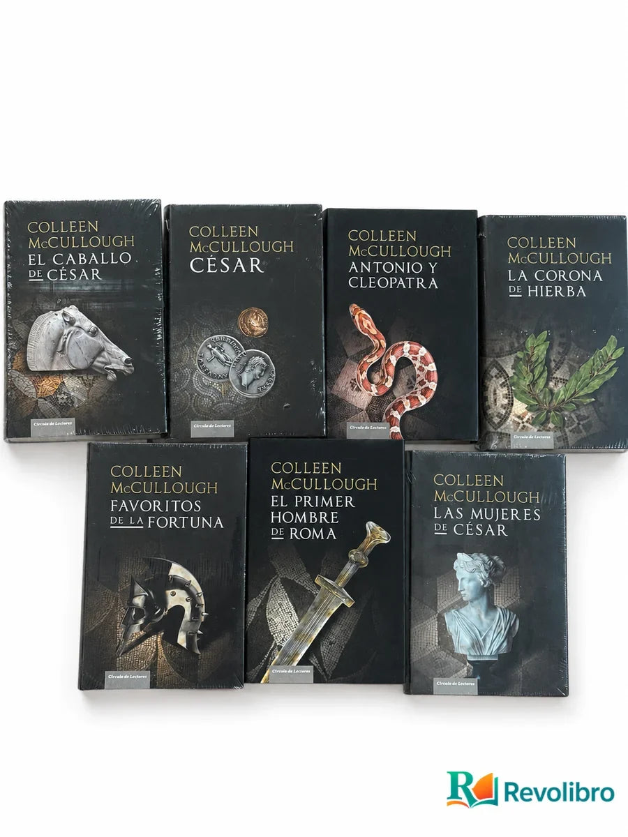 Portada de Lote Roma completa 7 libros de Colleen McCullough, libro de segunda mano