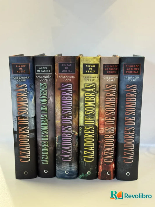 Portada de Lote saga completa Cazadores de Sombras de Cassandra Clare, libro de segunda mano