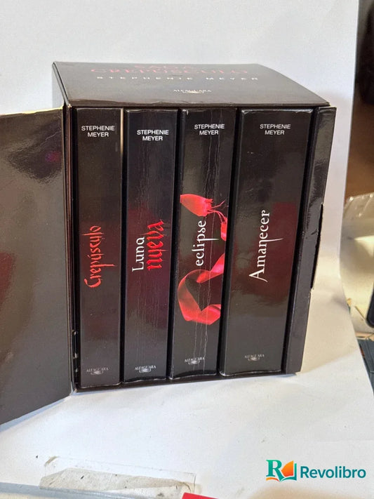 Portada de Lote Saga Crepúsculo 4 libros de Stephenie Meyer, libro de segunda mano