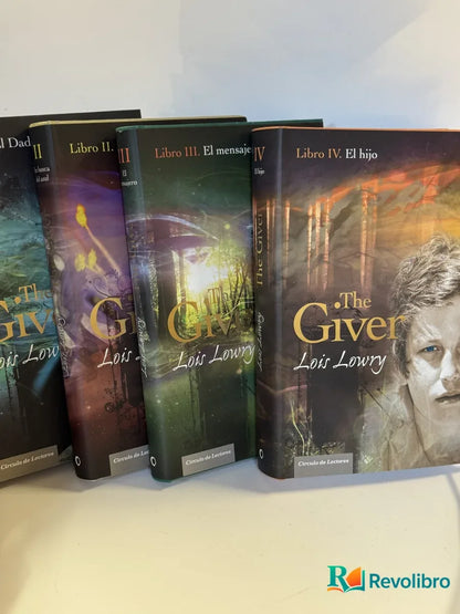 Portada de Lote Saga The Giver / El Dador completa de Lois Lowry, libro de segunda mano