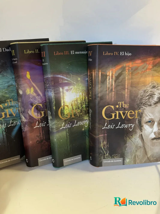 Portada de Lote Saga The Giver / El Dador completa de Lois Lowry, libro de segunda mano