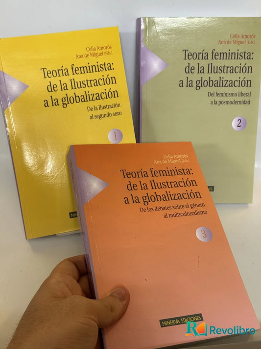 Portada de Lote Teoría feminista: de la Ilustración a la globalización de Celia Amorós, libro de segunda mano