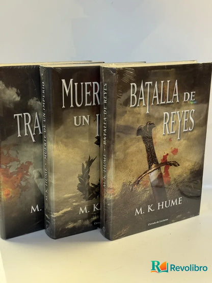 Portada de Lote Trilogía Profecía de Merlín de M. K. Hume, libro de segunda mano