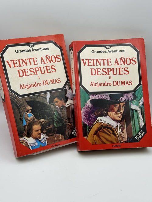 Portada de Lote Veinte años después - Alejandro Dumas de Alejandro Dumas, libro de segunda mano