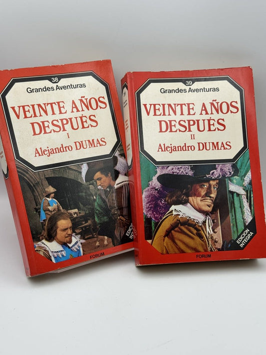 Portada de Lote Veinte años después - Alejandro Dumas de Alejandro Dumas, libro de segunda mano